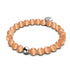Kürbis | 925 Sterling Silber | Cheshire Glas Armband